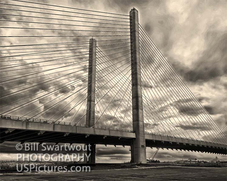 Dramatic Sky over the Indian River Bridge