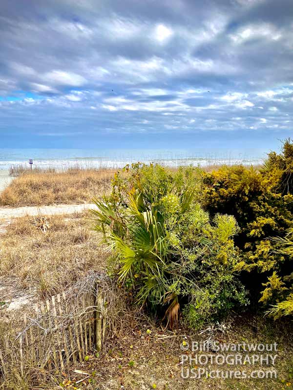 Clouds Rolling In Over The Ocean